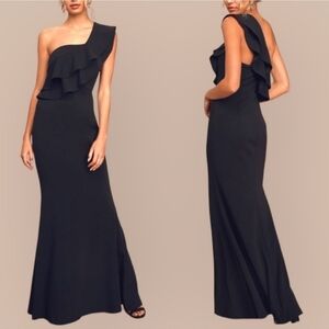 NWT Lulu's Grand Beauty One Shoulder Maxi Dress Size XL